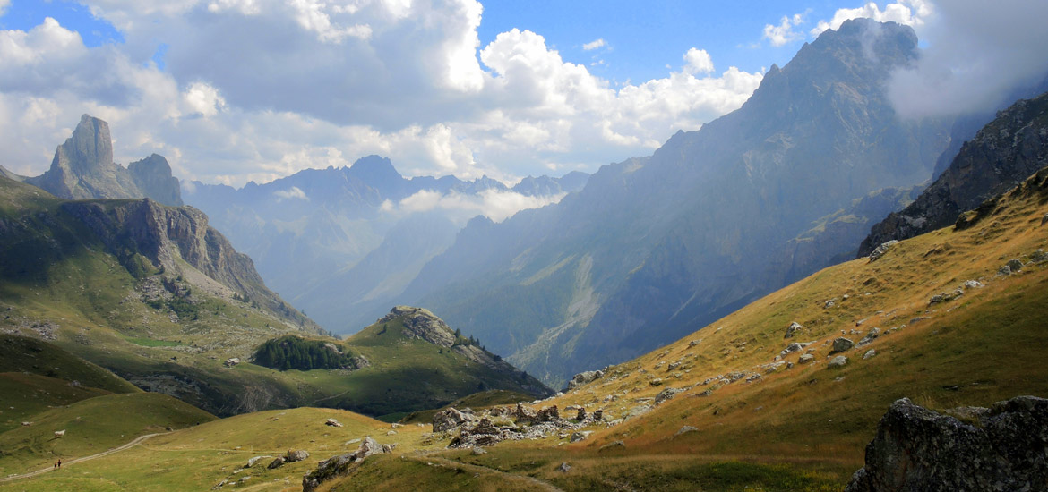 Italy - Alps of Piedmont: Val Maira, outdoor sports heaven