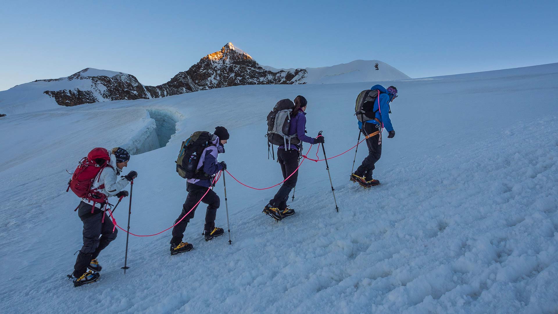 Alpinismo sul Monte Rosa Spaghetti Tour