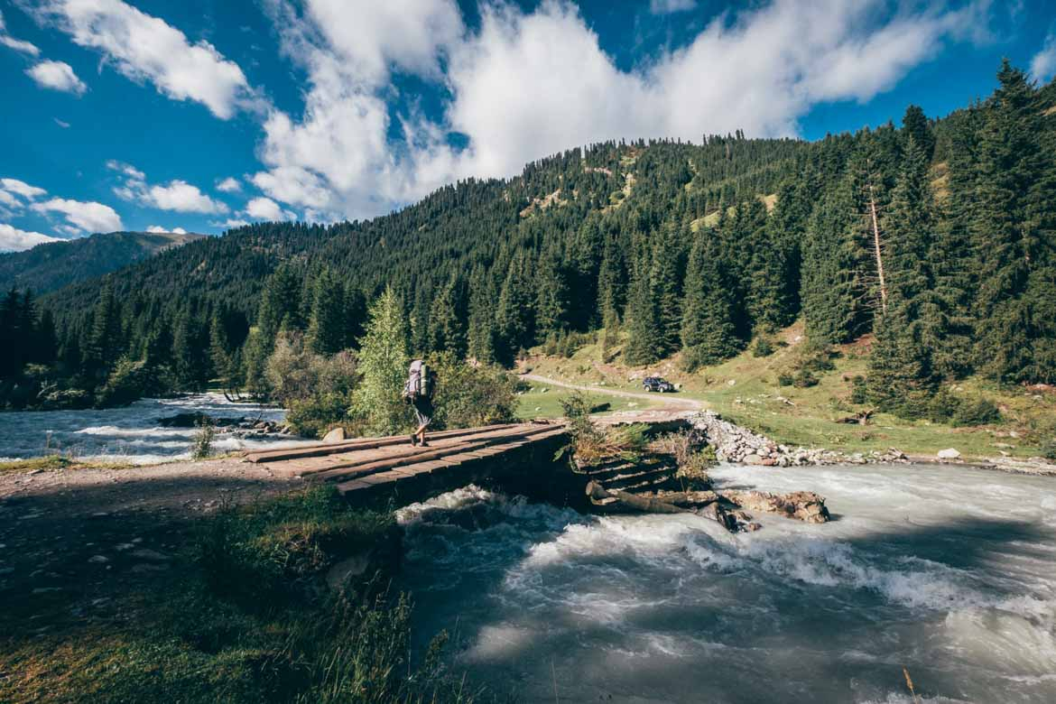 Mappa Trekking Kirghizistan - Kyrgyzstan Trekking