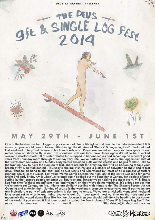 Viaggio in Indonesia Bali Surf - Single Fin Festival 2014