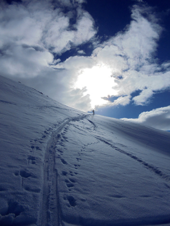 Scialpinismo Monte Giassez Uscita