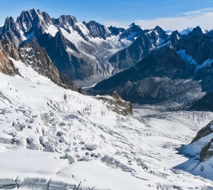 Sul Ghiacciaio del Monte Bianco - Ciaspolata alla Combe Maudit