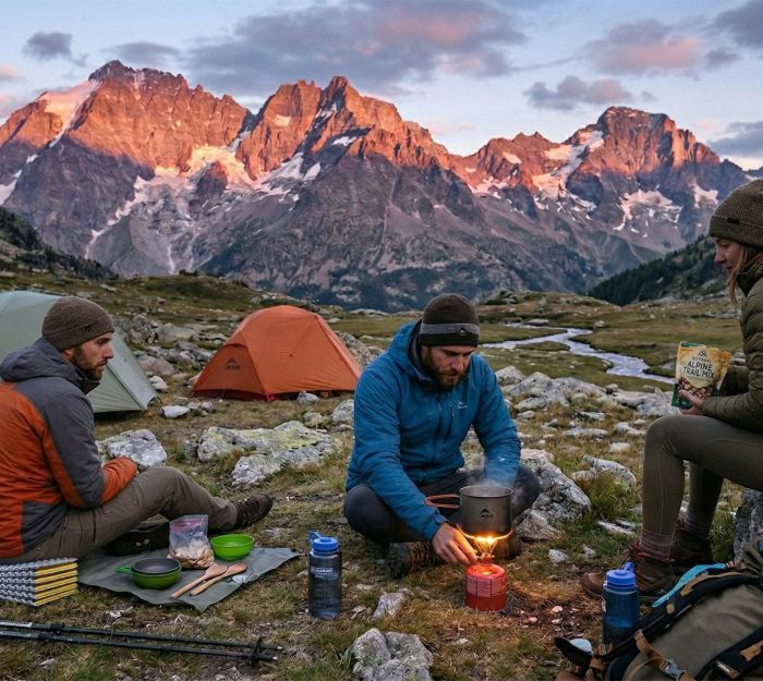 Guida all'alimentazione per il trekking: cosa mangiare prima e durante l'escursione